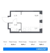 Москва, жилой комплекс Эко Бунино, 14.2, Продажа, Квартира или комната