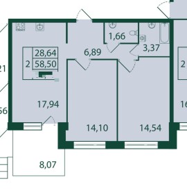 Счастливая улица, д.3к2, Продажа, Квартира или комната