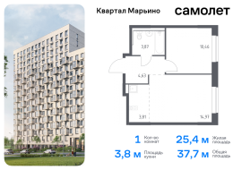 Москва, жилой комплекс Квартал Марьино, к4, Продажа, Квартира или комната