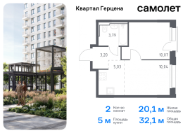 Москва, жилой комплекс Квартал Герцена, к2, Продажа, Квартира или комната