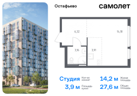 Москва, жилой комплекс Остафьево, к20, Продажа, Квартира или комната