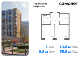 Москва, жилой комплекс Подольские Кварталы, к4, Продажа, Квартира или комната