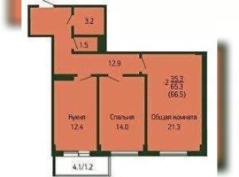 Краснодар, 1-й Лиговский проезд, д.1, Продажа, Квартира или комната