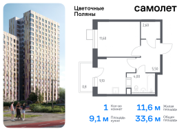 Москва, жилой комплекс Цветочные Поляны Экопарк, к6, Продажа, Квартира или комната