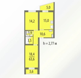 Санкт-Петербург, Ленинский проспект, д.64к1, Продажа, Квартира или комната